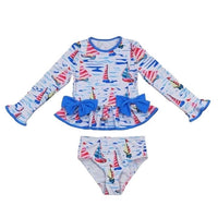Sailboat Rashguard swim set