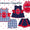 Plaid God bless America set