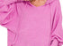 Balloon sleeve hoodie- mauve