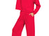 Sweatshirt top & pant set - red