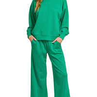 Scuba pullover + pant set - k green