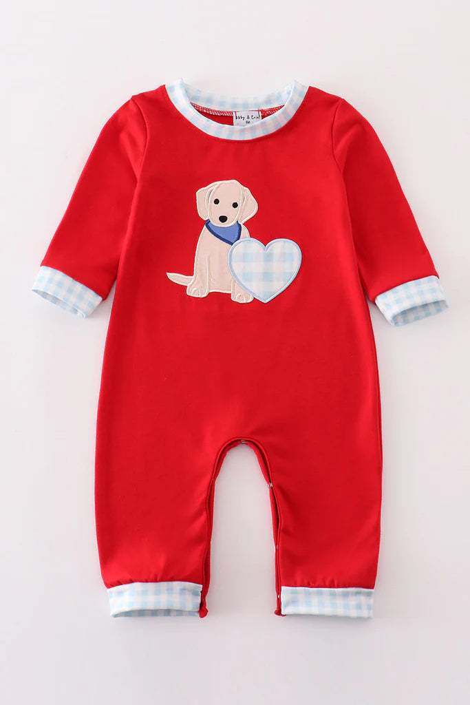 Puppy heart romper