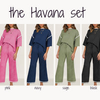 Navy Havana Set