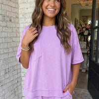 Lavender short set