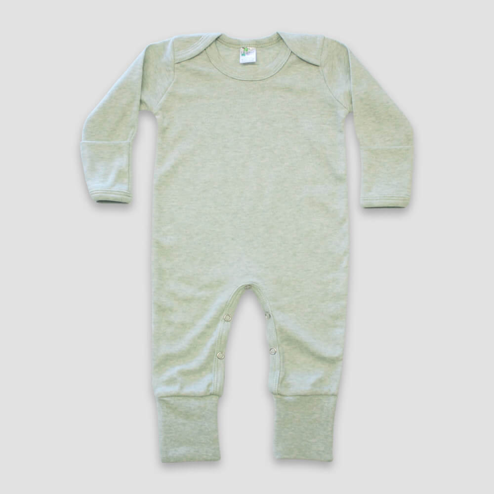 Baby romper- INCLUDES EMBROIDERY Fold over feed & hands