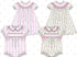 Pink floral smocked dress