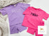Purple biker set