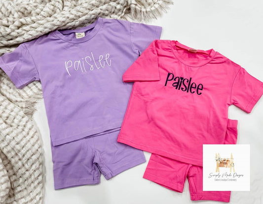 Pink biker set
