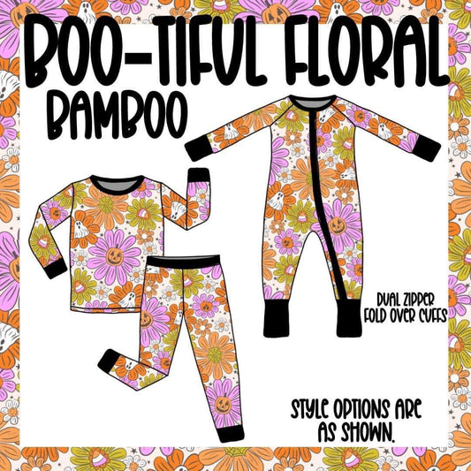 Boo-tiful floral bamboo