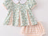 Green floral baby bloomer
