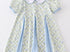 Blue floral girls dress