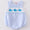 Blue whale embroidered boys bubble