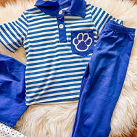 Paw print trio boys set