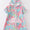 Floral girls swim cover up