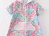 Floral girls swim cover up