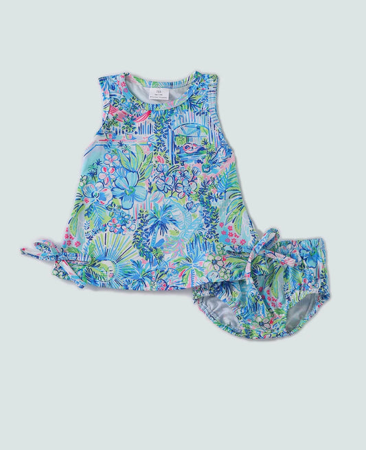 Floral bummie set