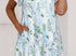 Green floral dress