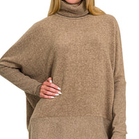 Turtleneck sweater- mocha