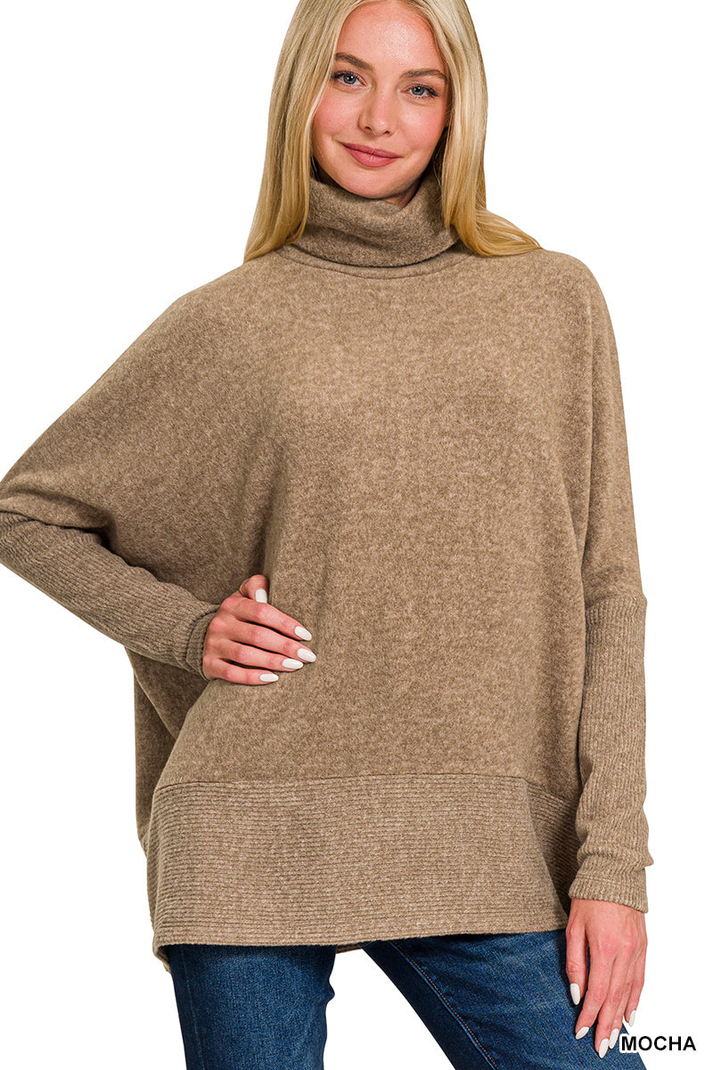 Turtleneck sweater- mocha