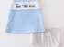 Blue excavator boys bloomer set