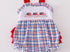 Patriotic flag girls bubble