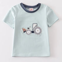 Sage bulldozer boys top