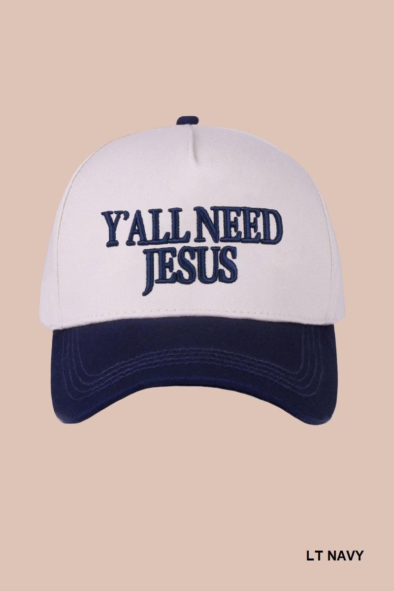 Yall need Jesus trucker hat