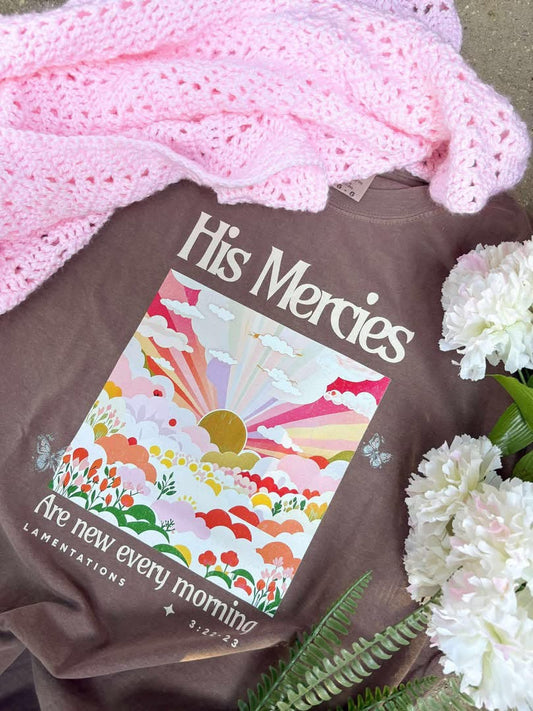 His mercies tee- L