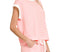 Striped pink  short set