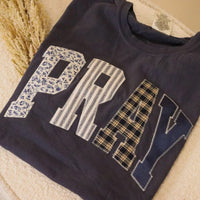PRAY appliqué tee - Medium