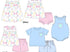 Boys blue plaid short set