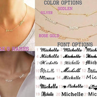 My favorite name necklaces ETA NOV