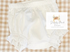 White woven cotton eyelet bloomers