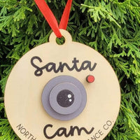Santa Cam Ornament