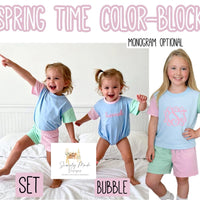 Colorblock bubble