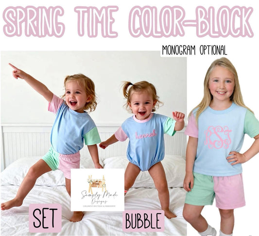 Colorblock bubble