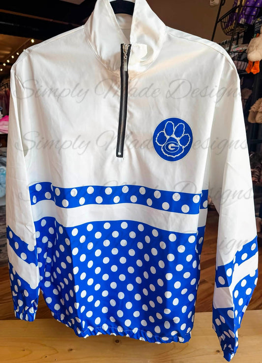 Glasgow polka dot windbreaker