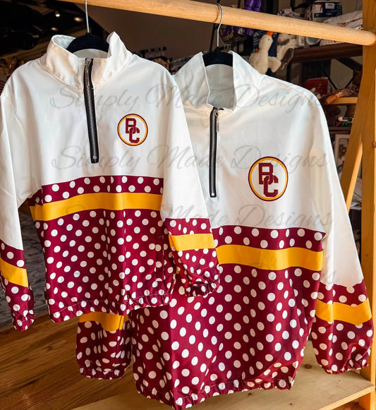 BC  polka dot windbreaker