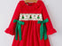 Christmas tree smock dress