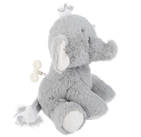 8in Emerson elephant waggle wind up- Plays Twinkle Twinkle Little Star