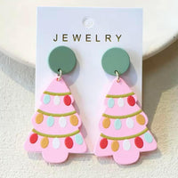 Christmas tree earrings