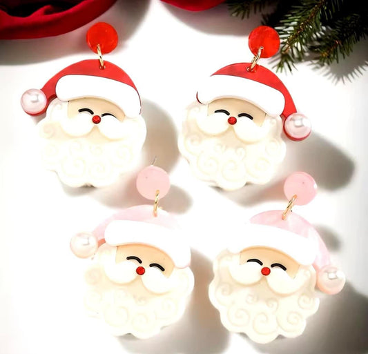 Santa Earrings