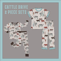 Cattle drive 2pc set boys 4T