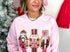Pink nutcracker sweatshirt