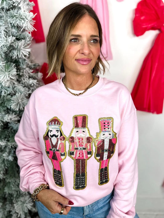 Pink nutcracker sweatshirt