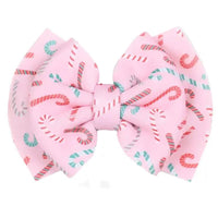 Christmas candy cane bow