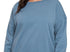 Plus size pullover - blue