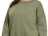 Plus size pullover - olive