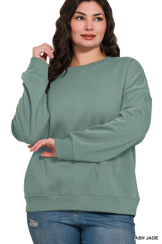 Plus size pullover - jade