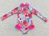 Pink floral swim